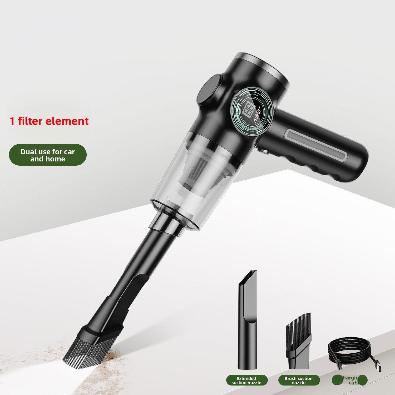 Portable Cordless Car Vacuum Cleaner - High Suction Handheld Vacuum