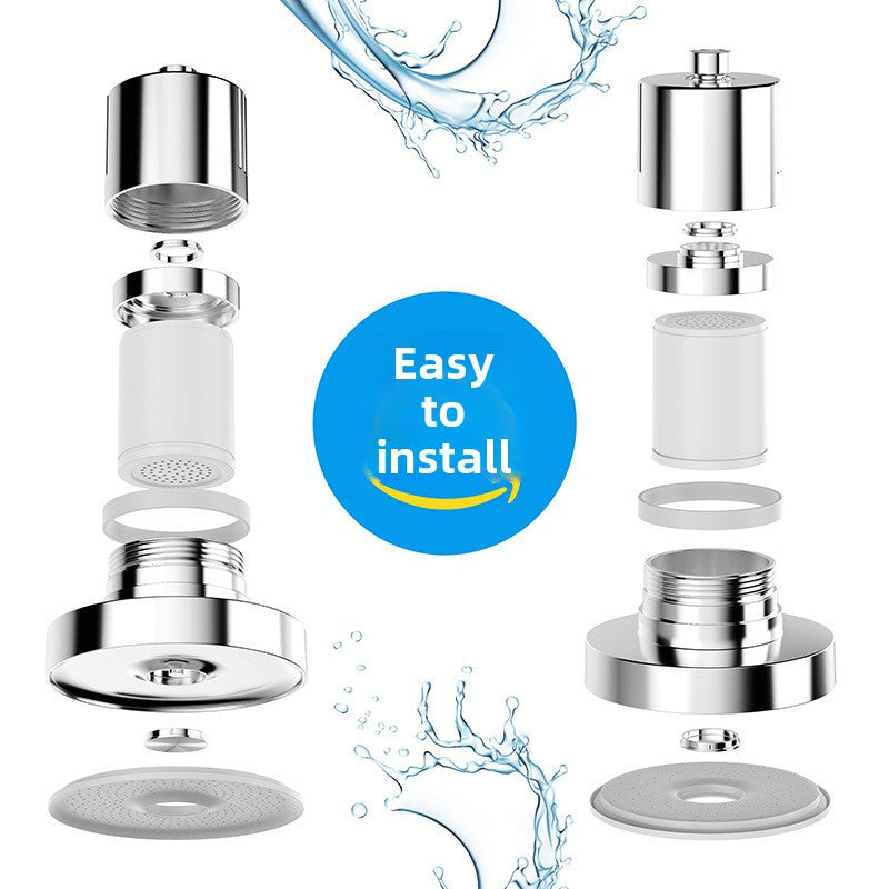 Multi-Layer Filtered Rain Shower Head for Cleaner Water