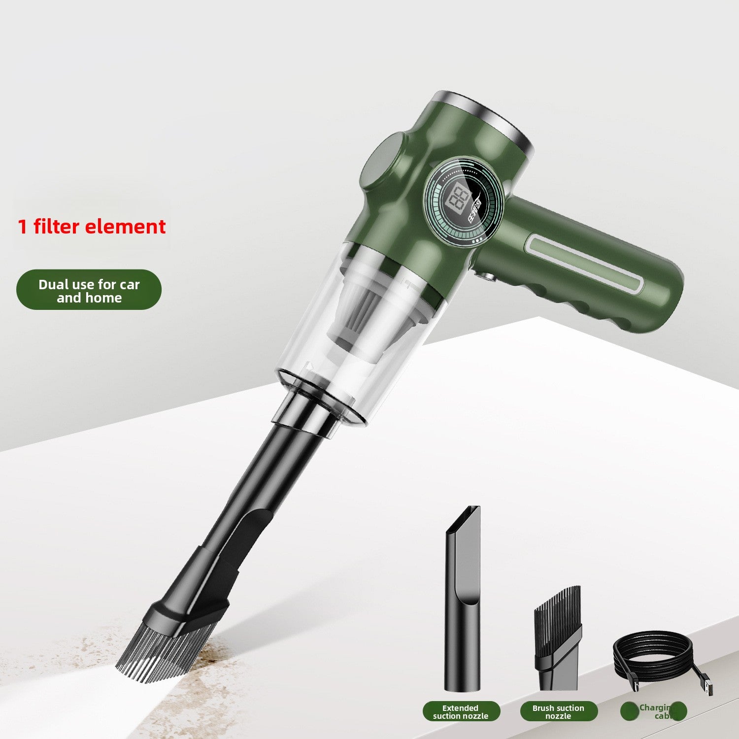 Portable Cordless Car Vacuum Cleaner - High Suction Handheld Vacuum