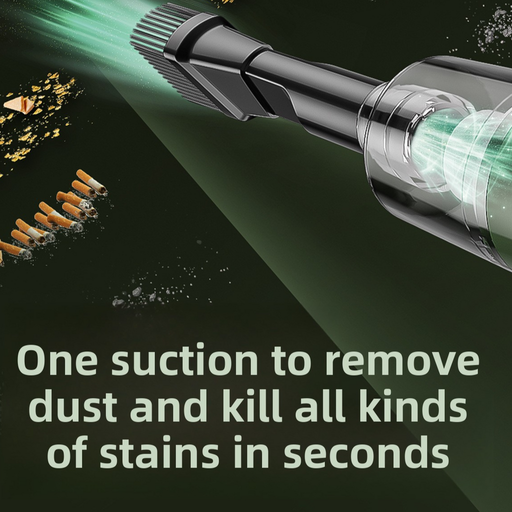 Portable Cordless Car Vacuum Cleaner - High Suction Handheld Vacuum