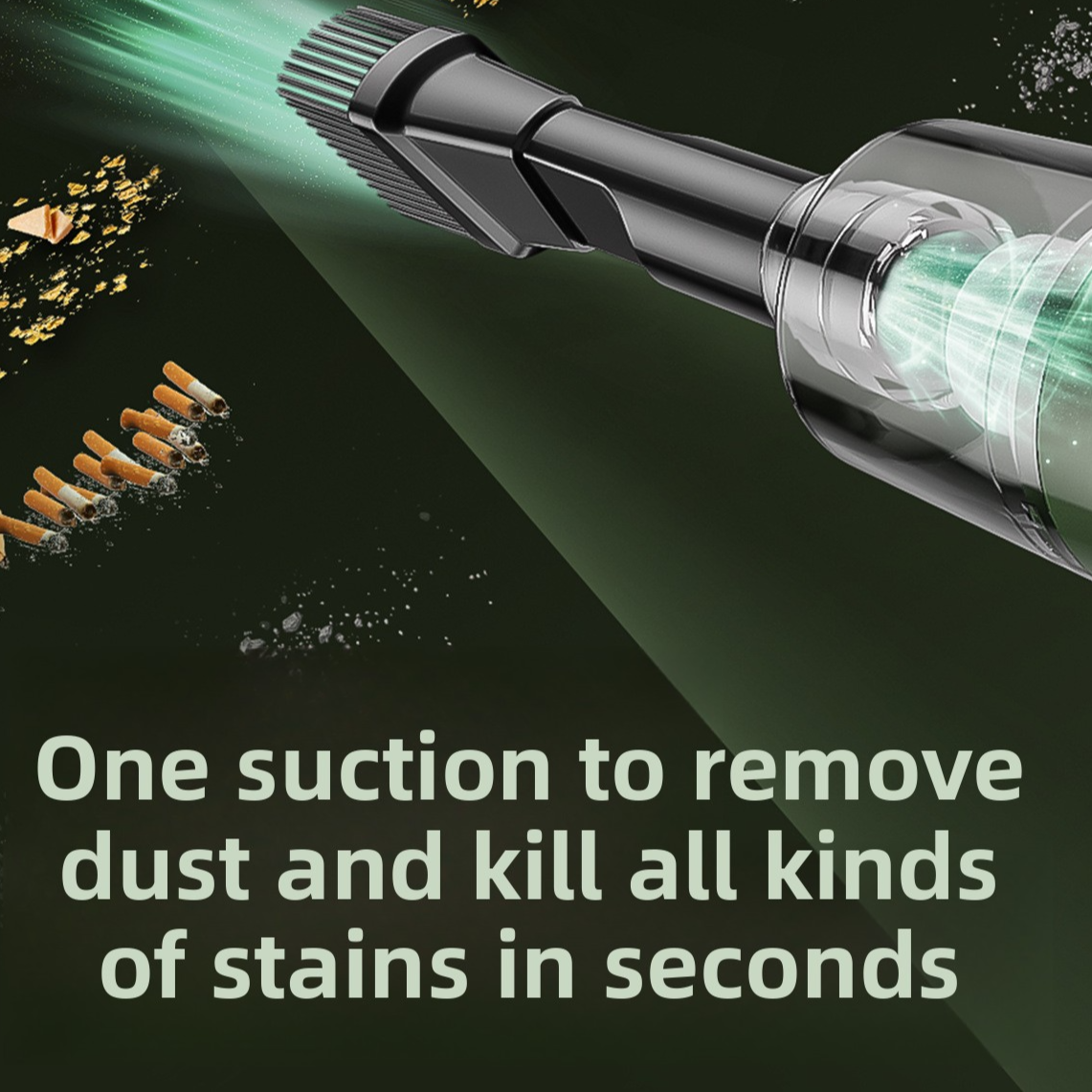 Portable Cordless Car Vacuum Cleaner - High Suction Handheld Vacuum